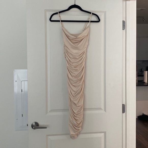 Ohpolly dress US SIZE 2 nude midi dress - Picture 2 of 5